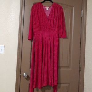 Karina dresses faux wrap dress